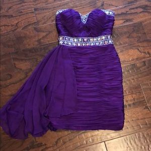 Purple Sash Dress